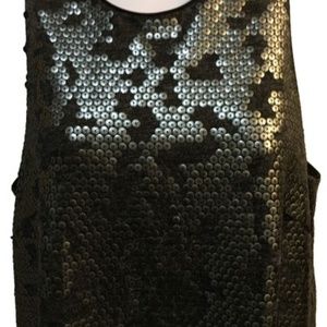 Laundry by Design Black Sequin Night Out Dress  S